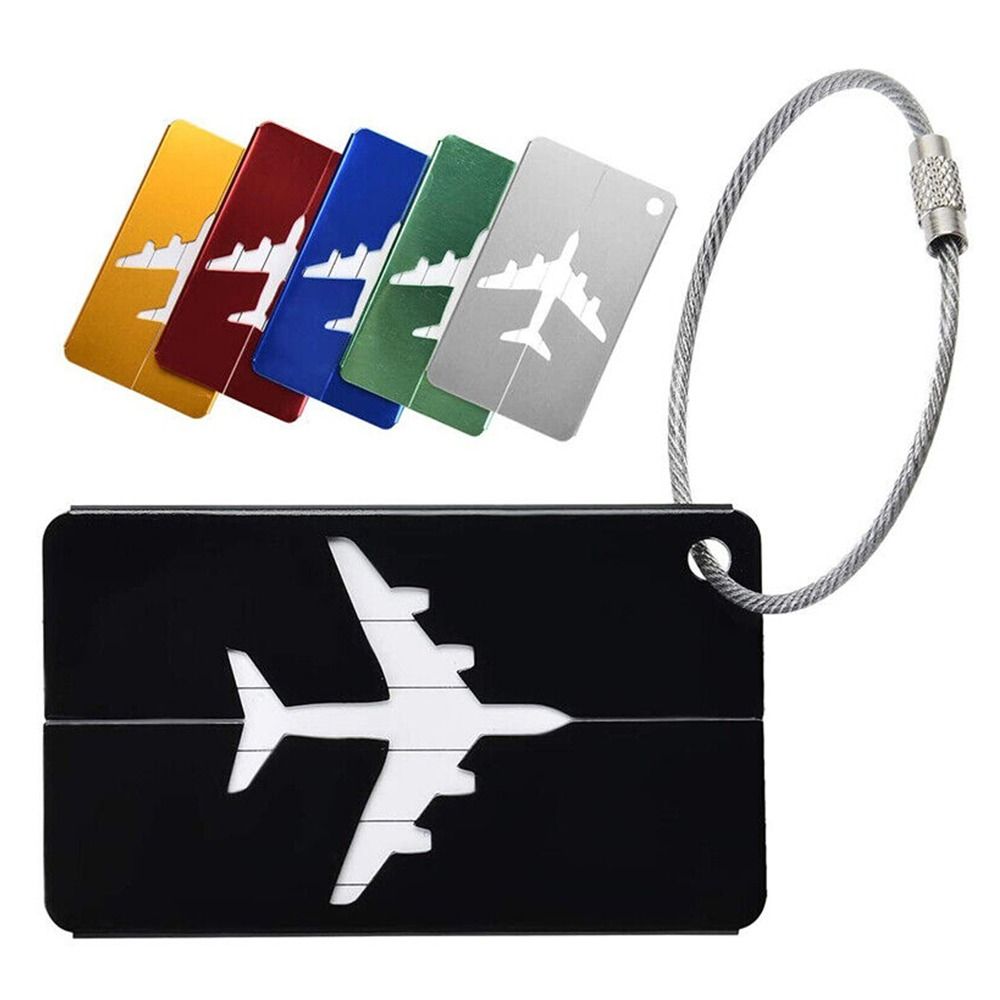 トラベルバッグ用の再利用可能なアルミニウム製ラゲッジタグ,収 - Travel Accessories For Europe のレビューと価格