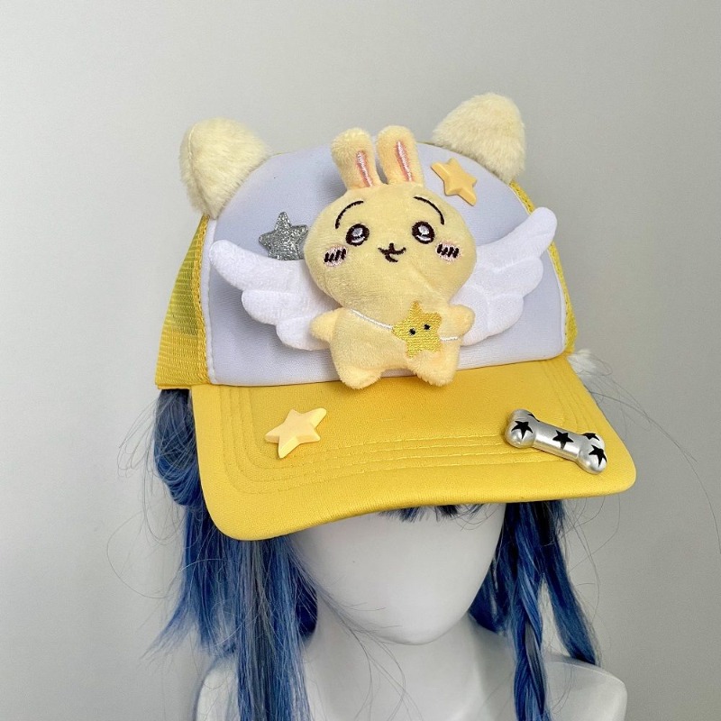 アニメちいかわうさぎ野球帽刺繍ファッションレトロ調節可能学生 - Travel Accessories Kids のレビューと価格