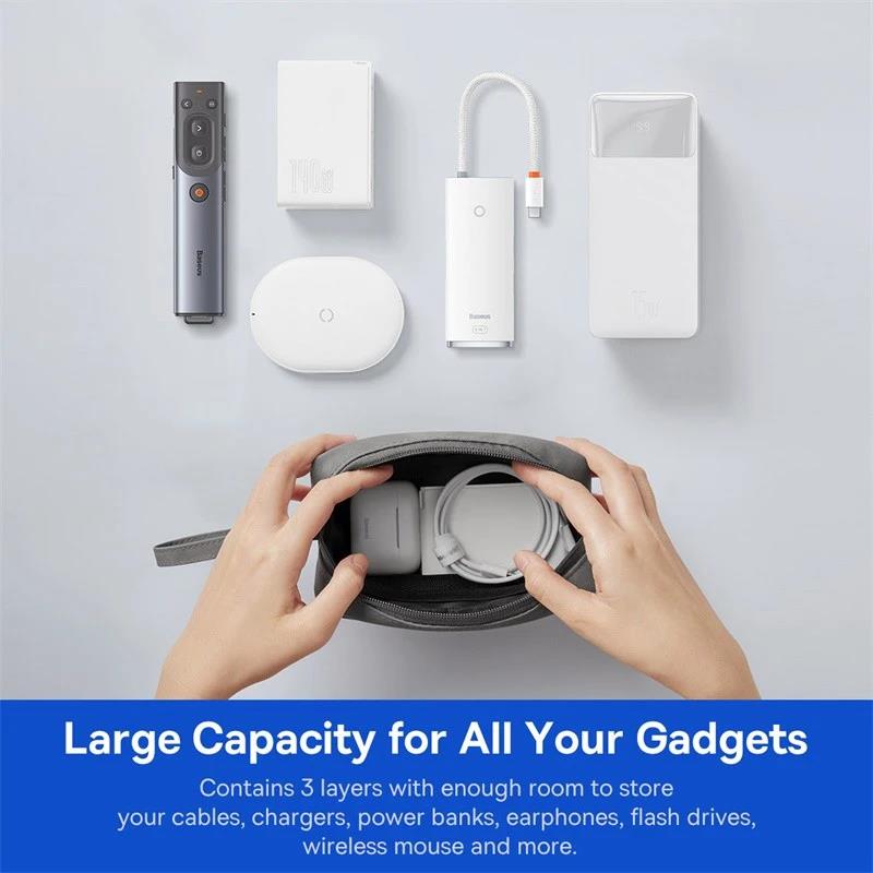 携帯電話防水バッグ旅行用充電器ケーブル収納ケース iPhon - Travel Accessories Organizer Case のレビューと価格
